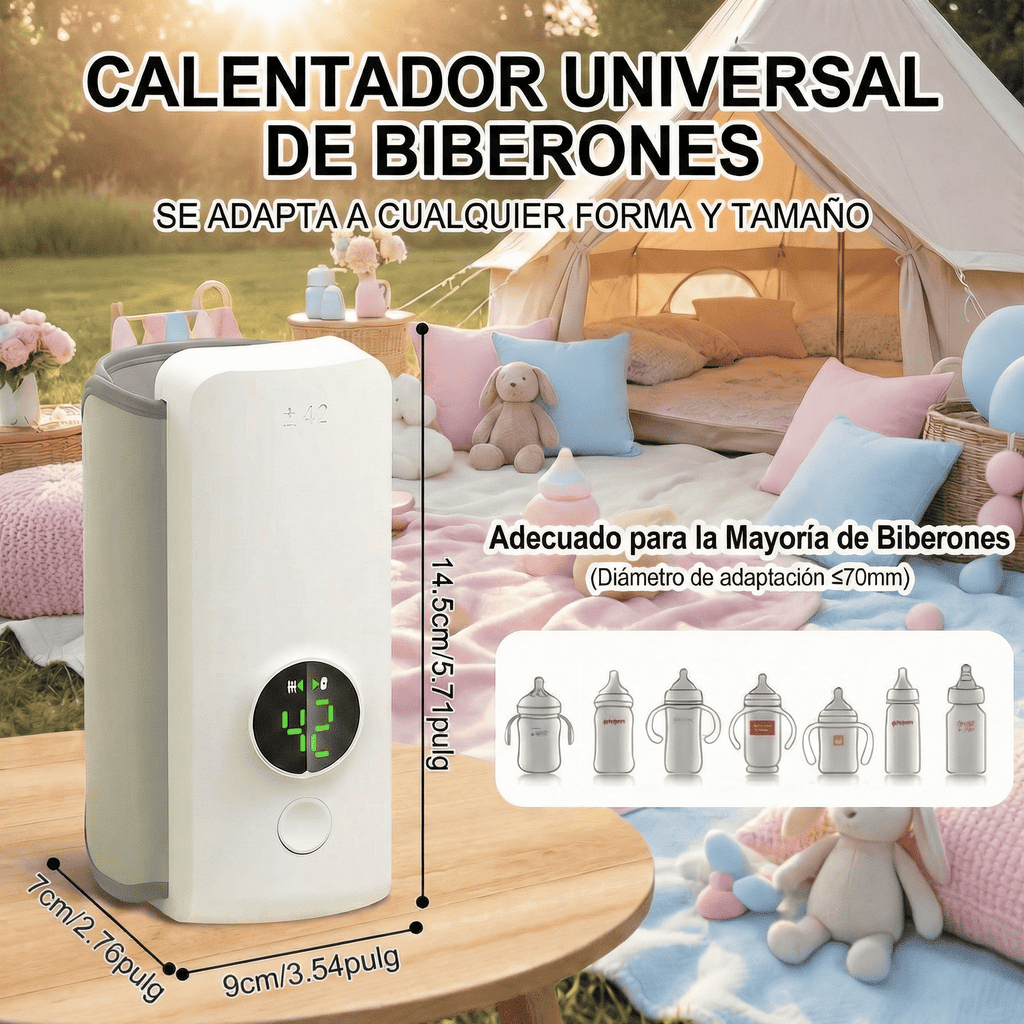 MIMITETERO® ¡LA FORMA MÁS SEGURA Y RÁPIDA DE CALENTAR LA LECHE DE TU BEBÉ!