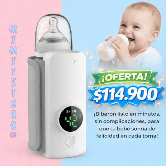 MIMITETERO® ¡LA FORMA MÁS SEGURA Y RÁPIDA DE CALENTAR LA LECHE DE TU BEBÉ!