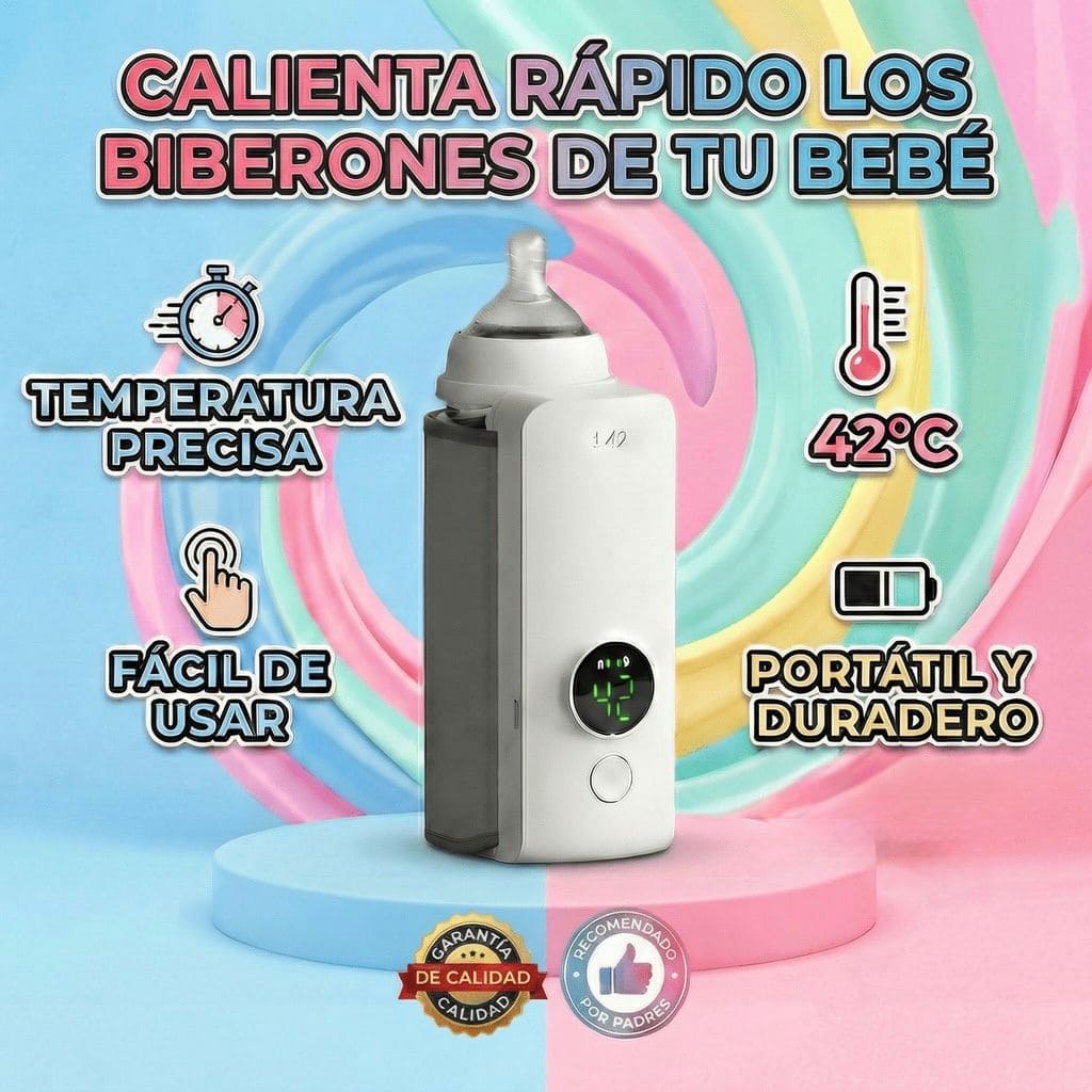 MIMITETERO® ¡LA FORMA MÁS SEGURA Y RÁPIDA DE CALENTAR LA LECHE DE TU BEBÉ!